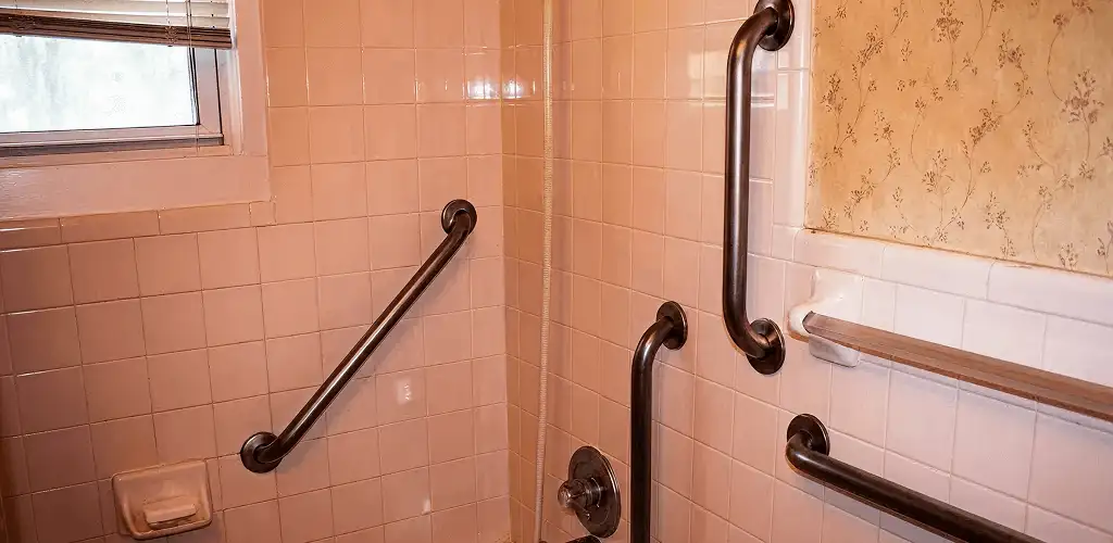 Shower grab bar installation for bathroom safety and accessibility in Clearwater, FL